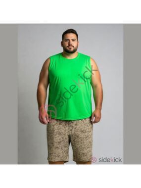 KingSize 5XL Lime Green Muscle Tank Top